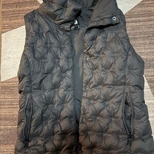 The North Face Black Quilted Vest